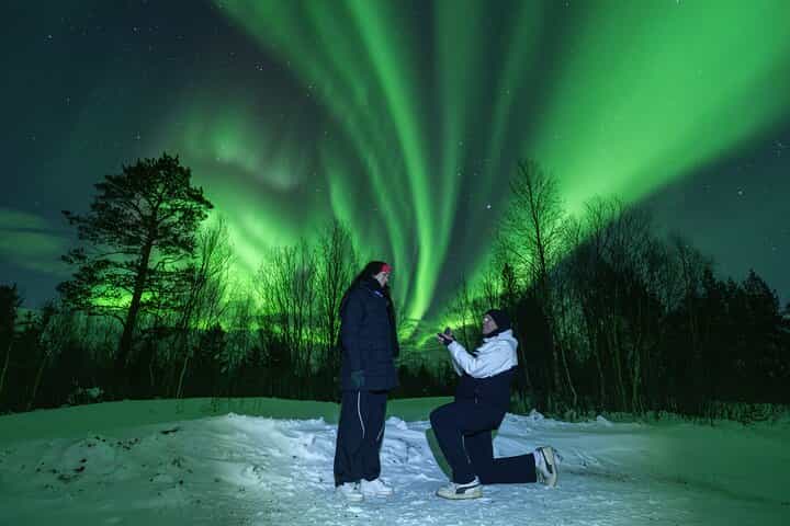 Tromsø: Northern Lights Minibus Tour with Expert Guides