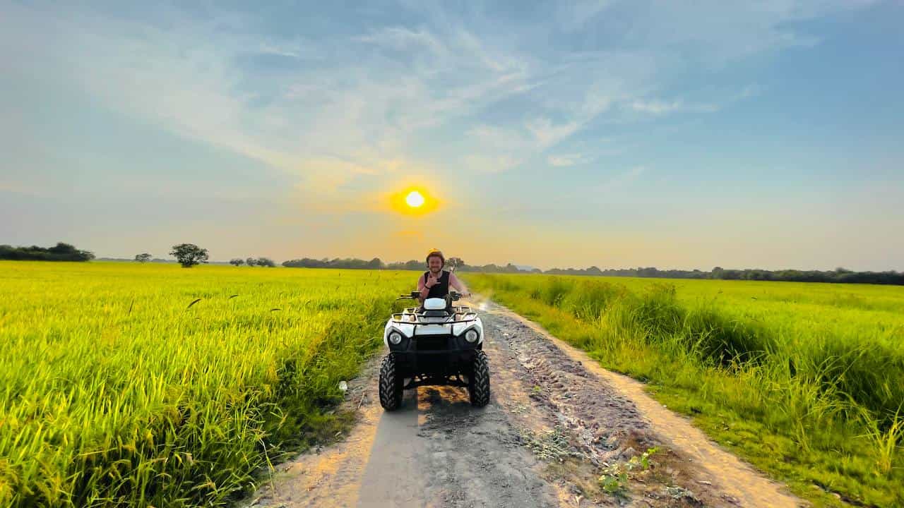 Sunset Quad Bike Adventure in Siem Reap