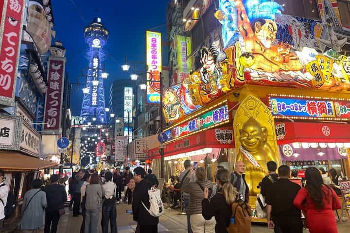 Osaka Dark Side Night Walking Tour in Shinsekai