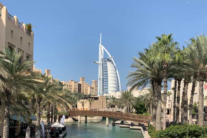 Dubai City Tour with Fountains show Private from Abu Dhabi 