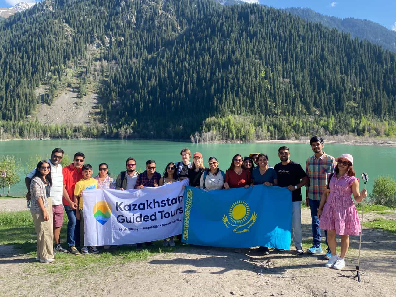 Issyk Lake with Turgen (Bear) Waterfall tour