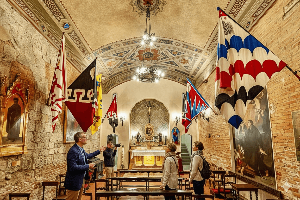 Medioeval Games & Quarter Memorabilia Museum Tour in Siena