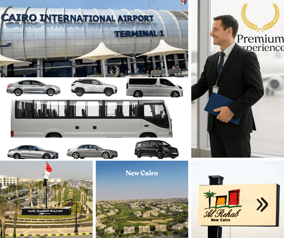 Cairo Airport - VIP Meet & Greet + Premium Arrival Transfer to October 6th, Sheikh Zayed, New Cairo Hotels