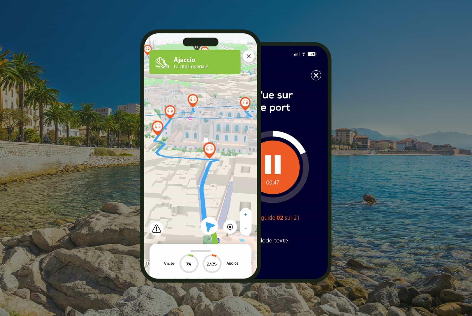 Ajaccio: Audio Guided Walking Tour (2.5 hours - 18 audio comments)
