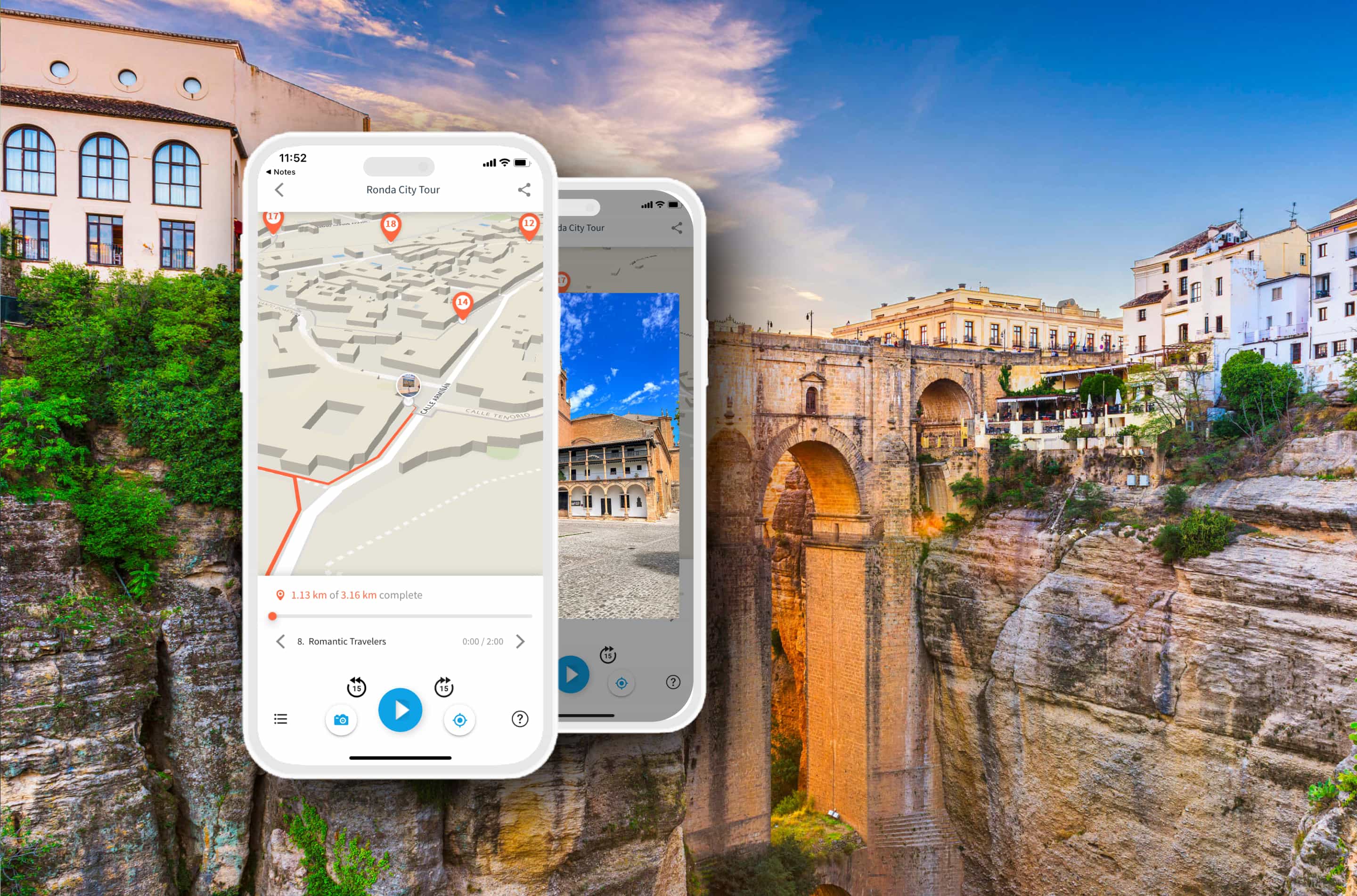 Ronda: Walking Tour with an Audio Guide App