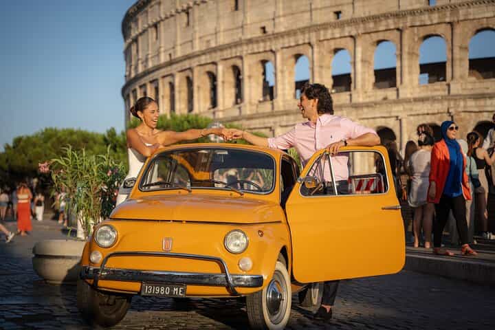 Fiat 500 Classic Tour of Rome with Photoshoot