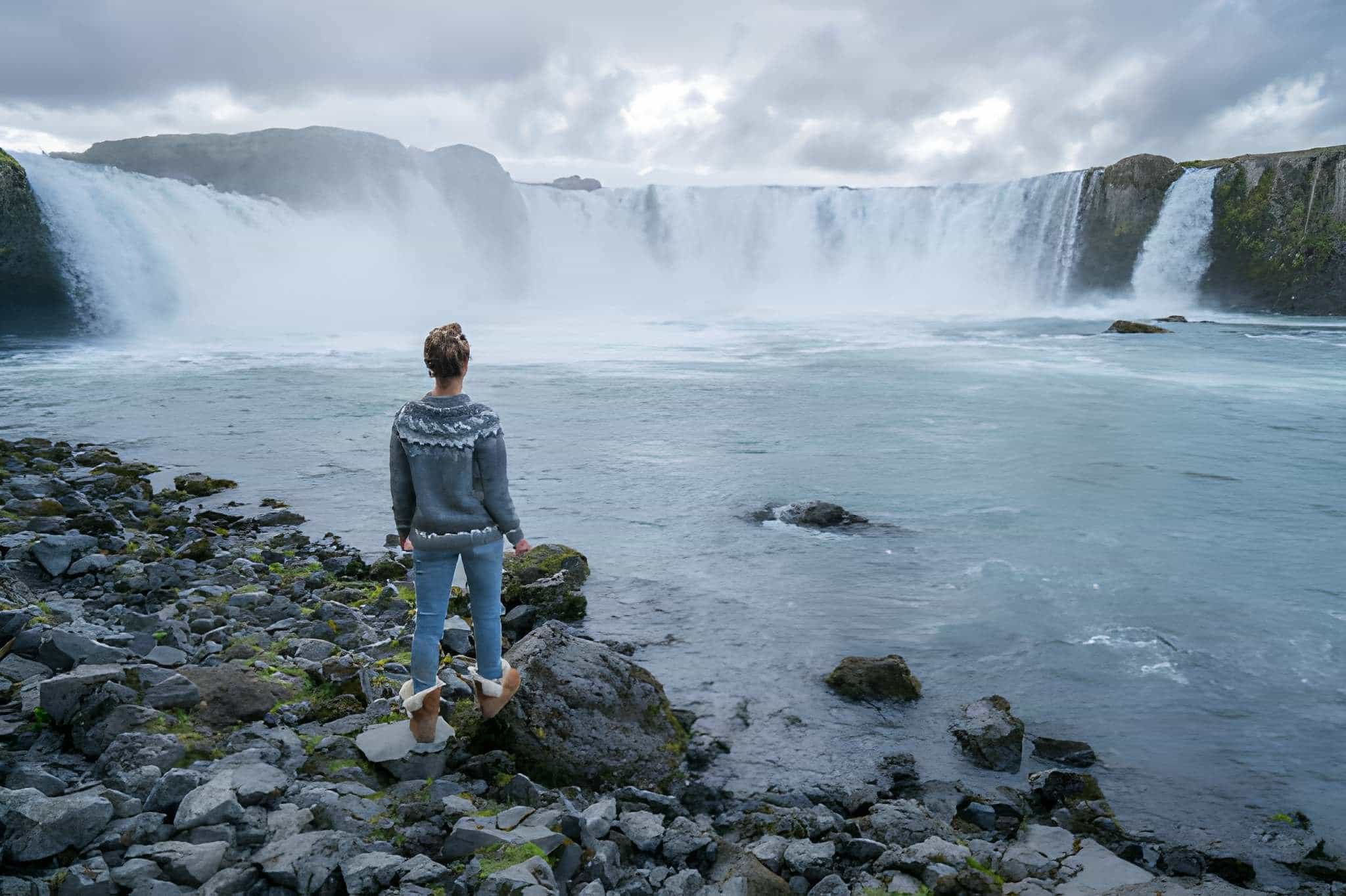 Akureyri Port: Small Group Godafoss Waterfall and Laufas Turf House Tour