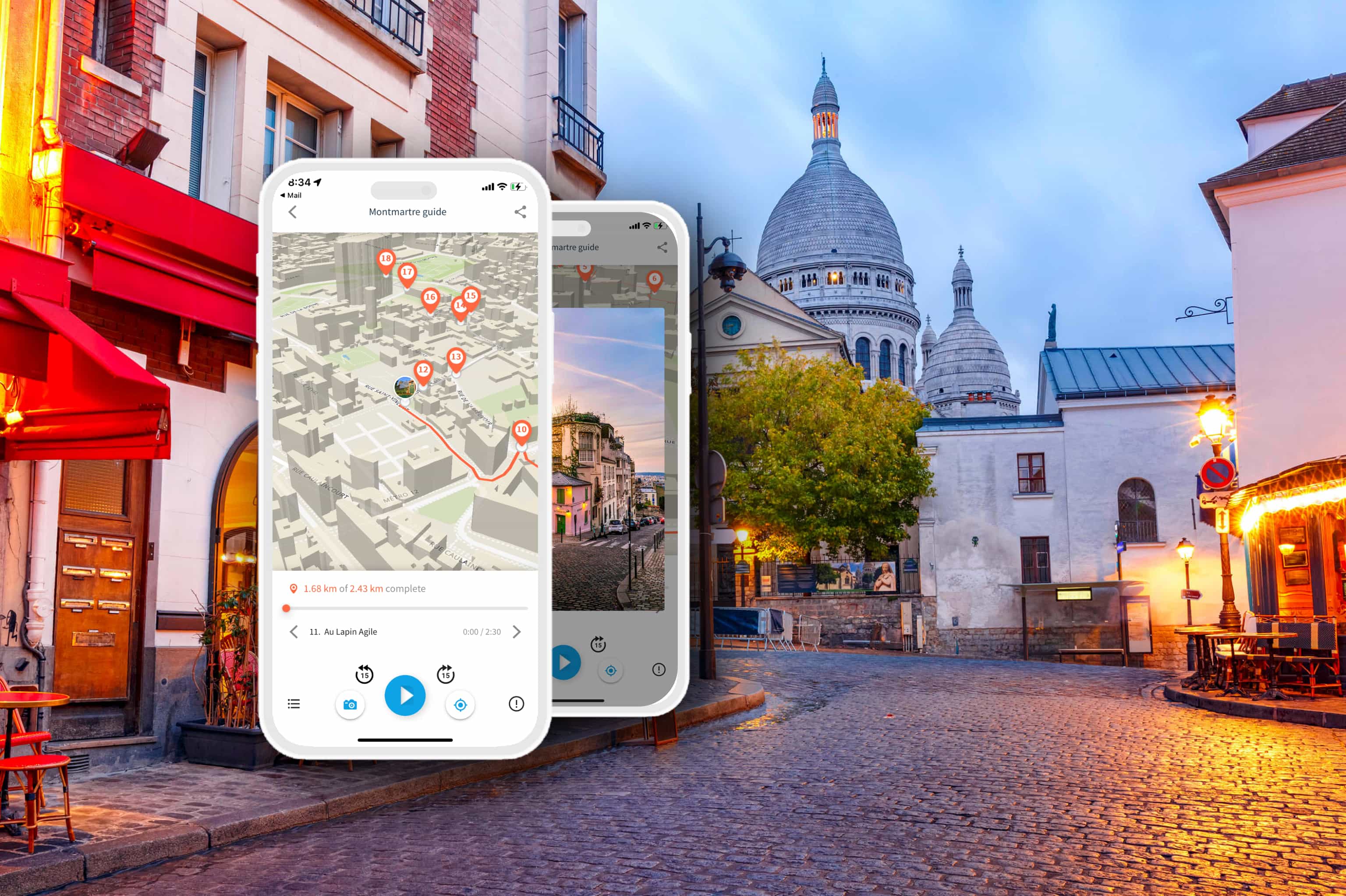 Montmartre & Sacre-Coeur Cathedral Audio Guide App