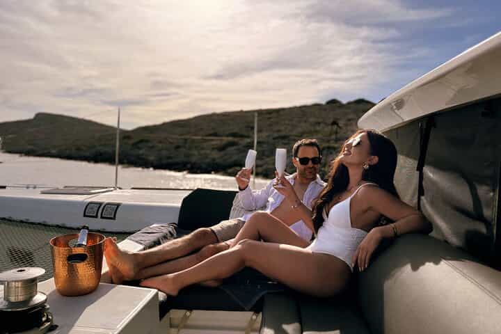 Premium Catamaran Cruise, Dia Island | Gourmet Menu | Top Rated!