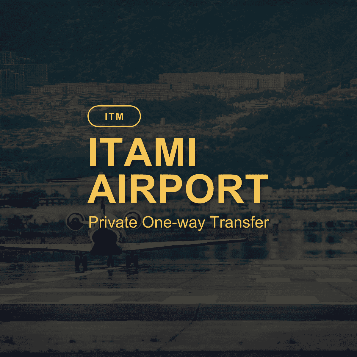 Itami Airport (ITM) ⇄ Osaka City Private Transfer