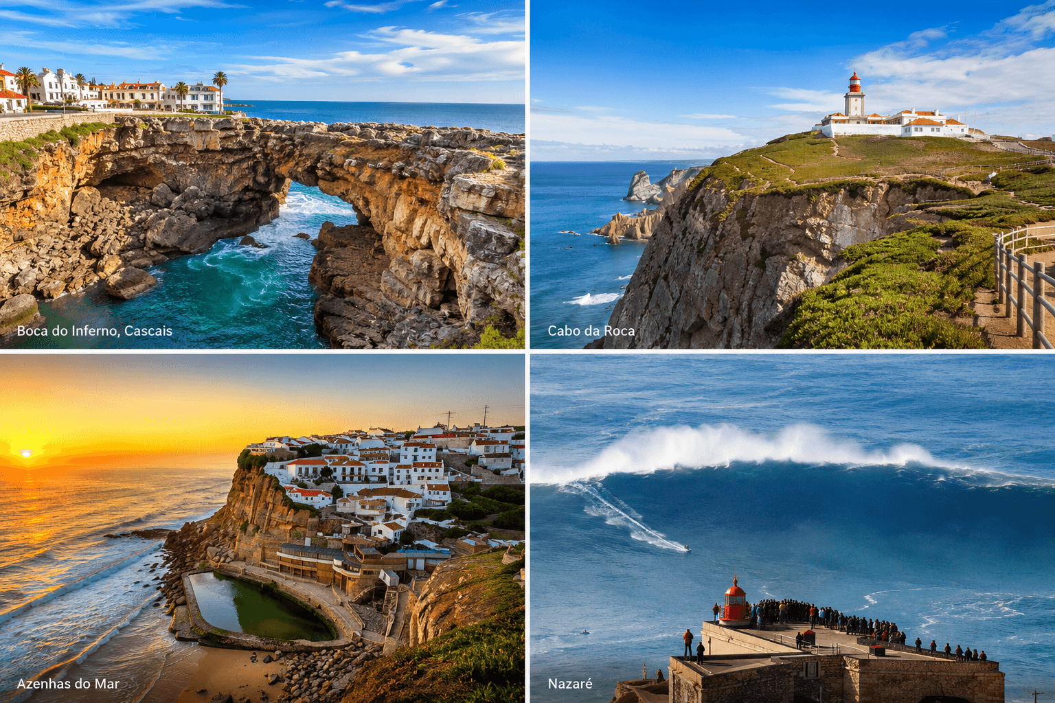 Cascais, Sintra Coast, Ericeira & Nazaré Private Tour from Lisbon