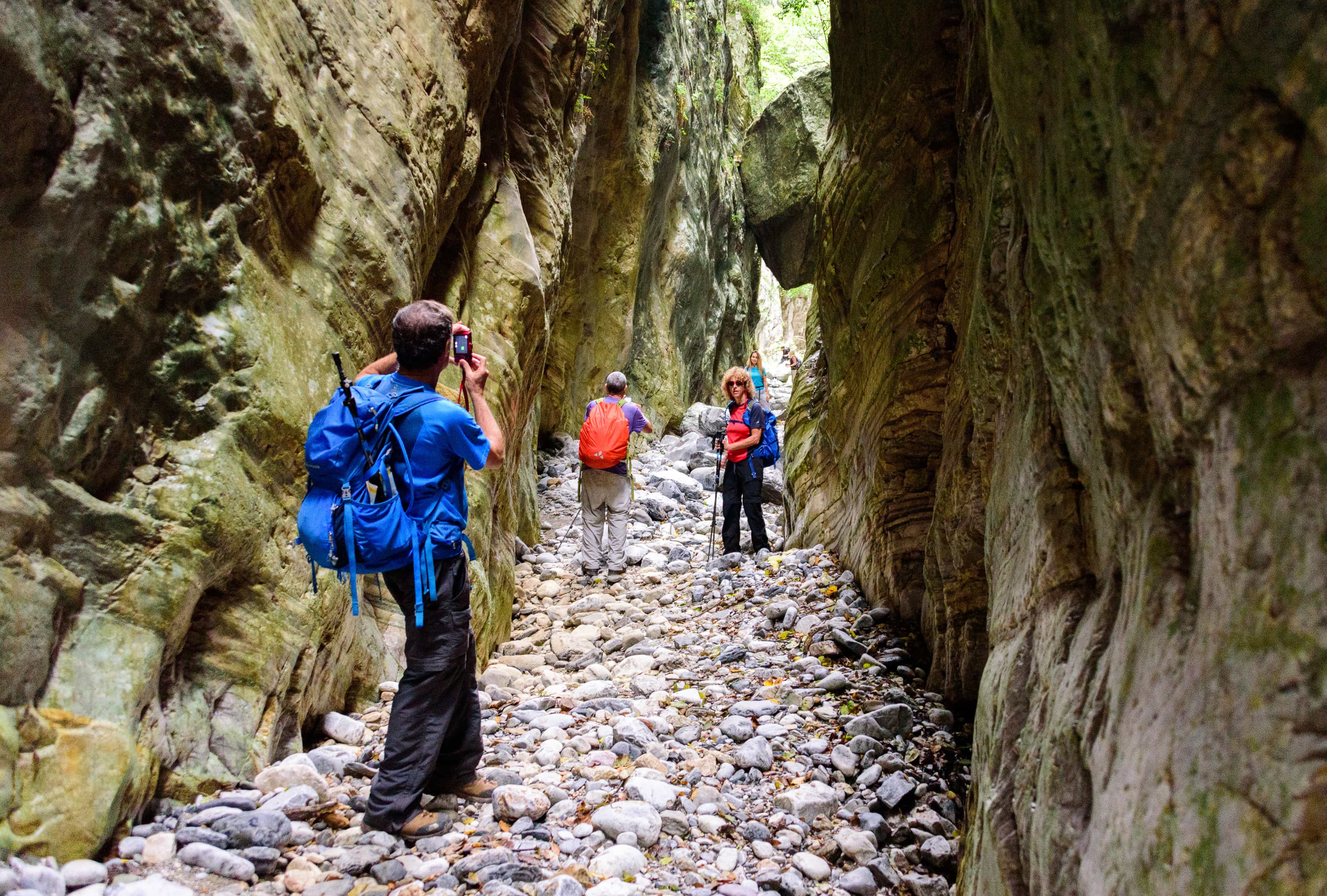 Hiking Ridomo gorge