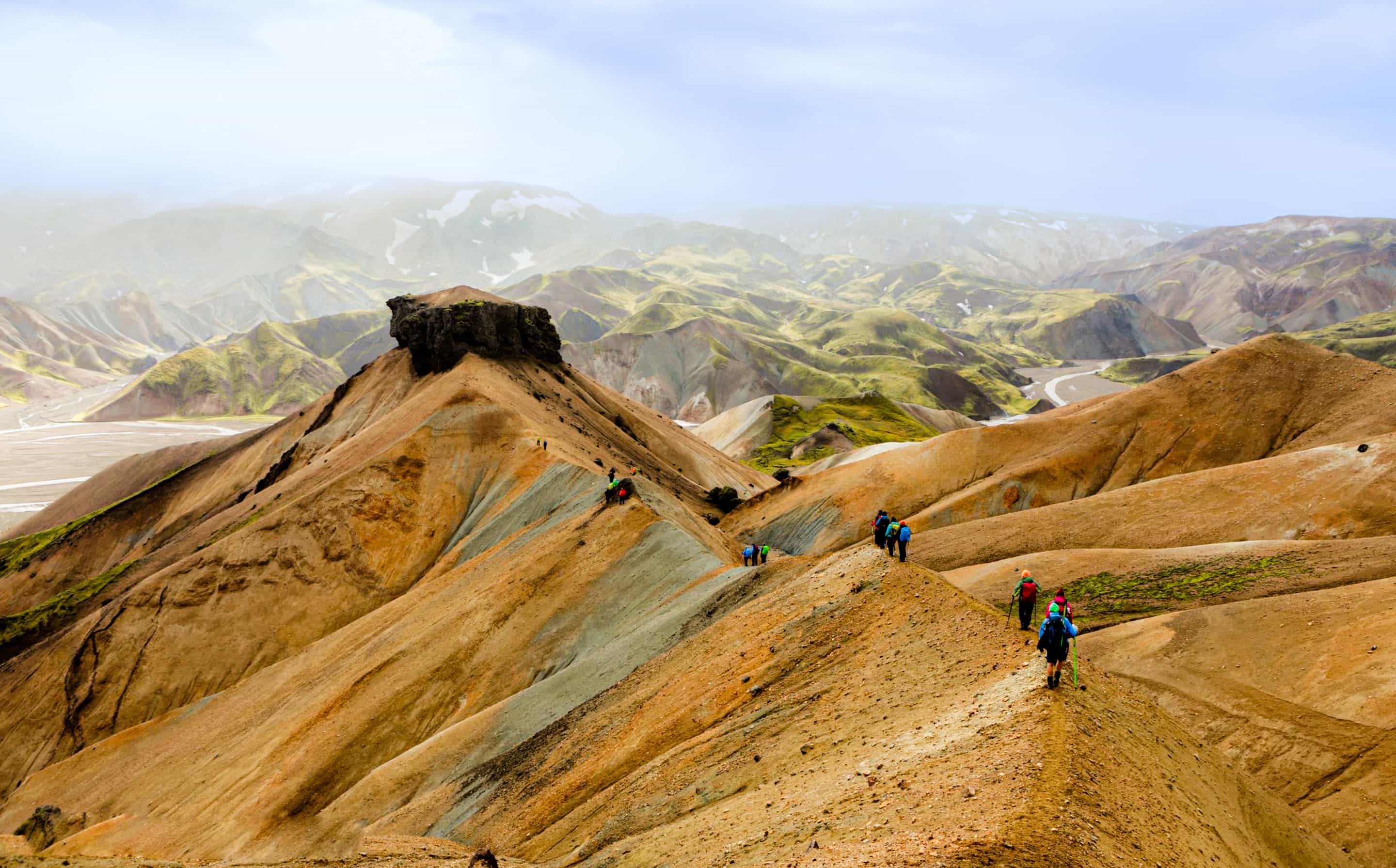 Reykjavík: Landmannalaugar Hike and the Valley of Tears with Natural Hot Springs Small Group