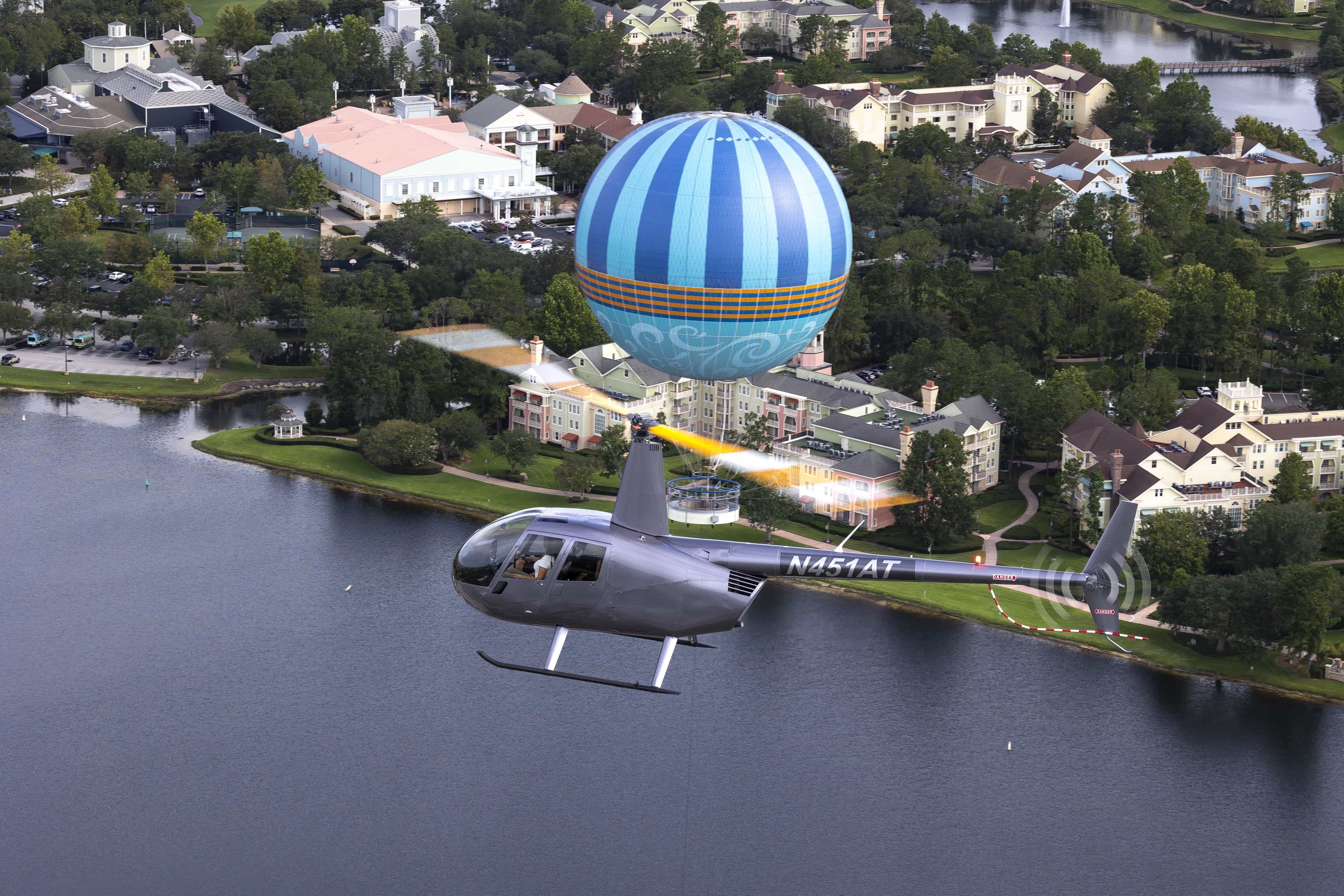 Family pack Day/After-hours 31 Miles Helicopter Tour over all the Theme Parks
