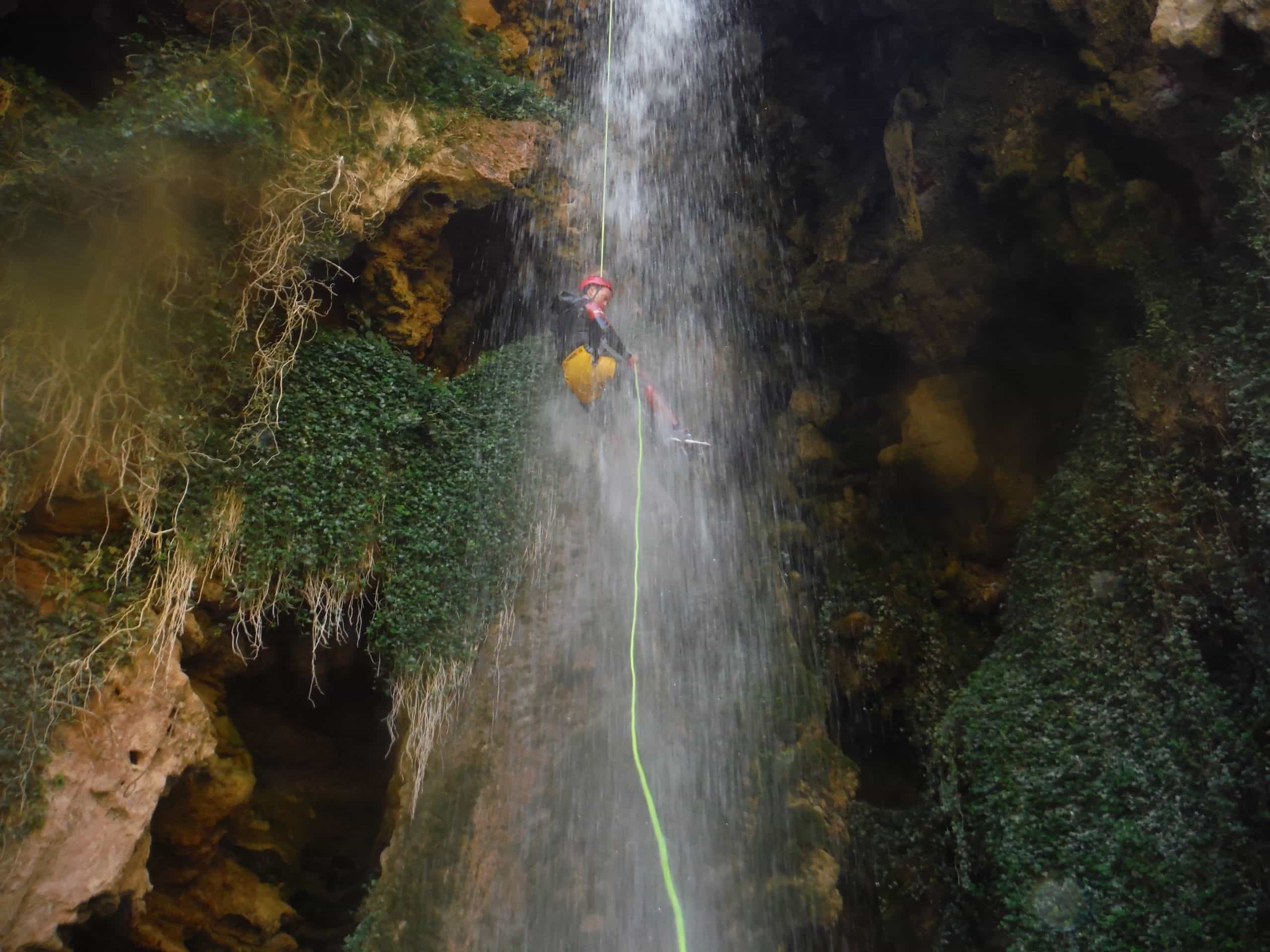 Barranco acuático en Teruel (Riodeva)