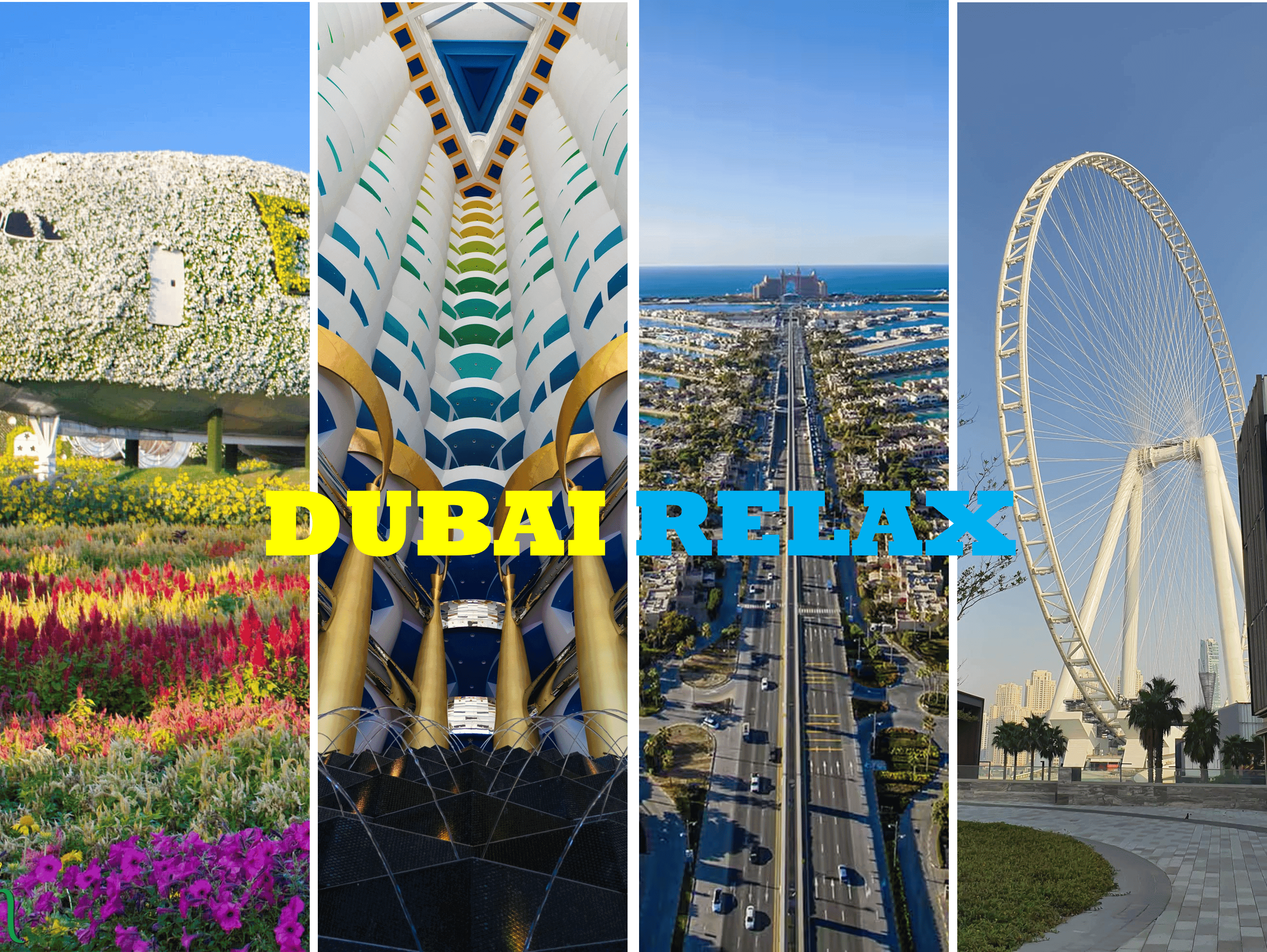 Morning trip in Dubai start with Miracle garden and end with Global village 