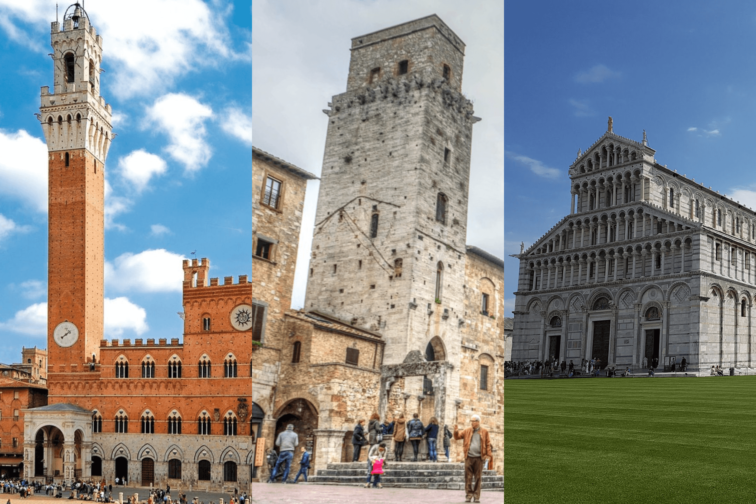 Private Tour from Florence to Siena, San Gimignano & Pisa 