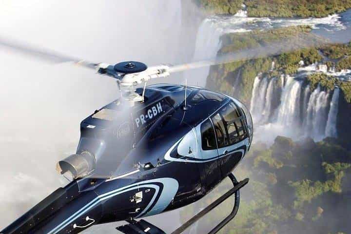 Helicopter over the Iguazu Falls, transfer at Gran Meliá Iguazú