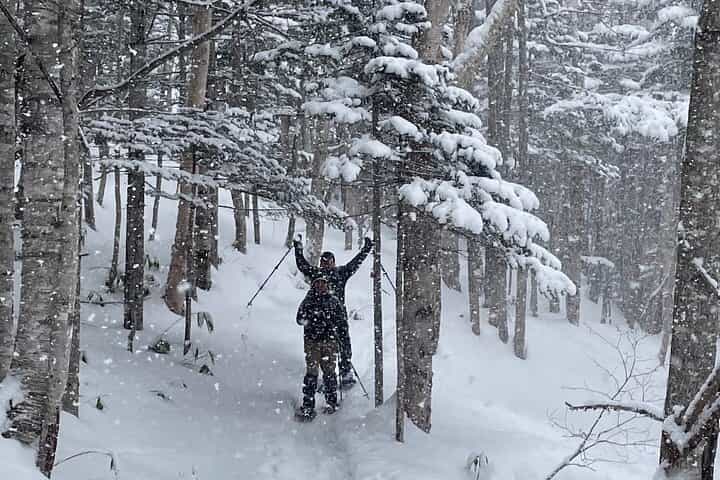 Snowshoeing and Onsen Adventures in a Winter Wonderland -Sapporo.