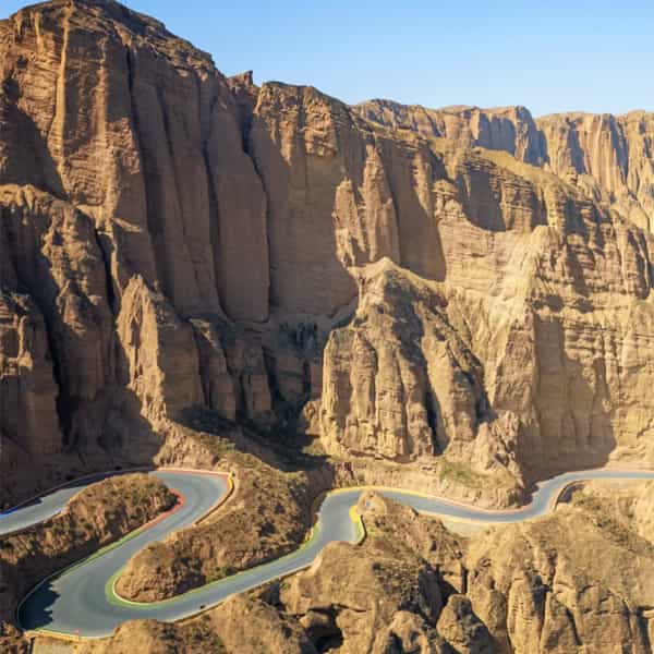 Yellow River Stone Forest & Yinmagou Canyon from Lanzhou