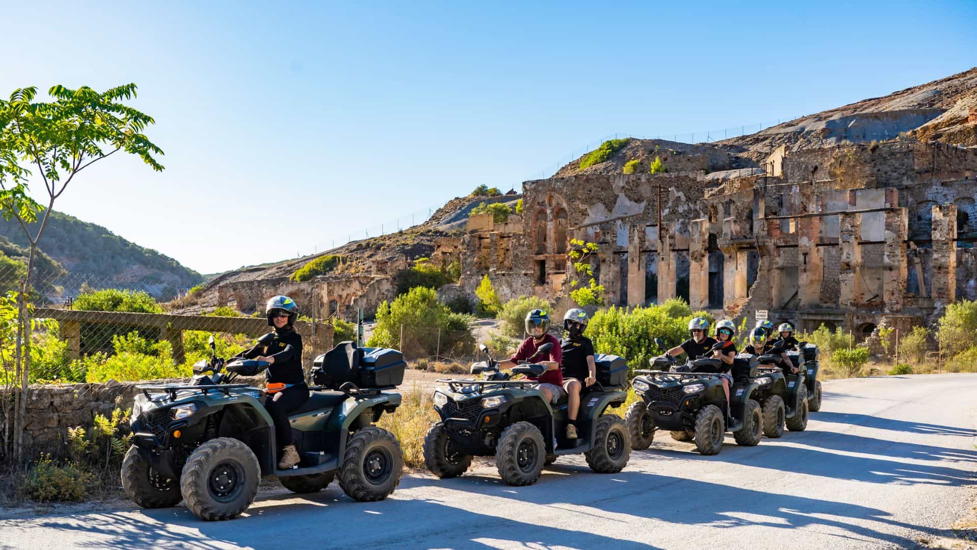 Arbus: ATV excursion between dunes and mines