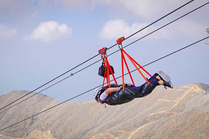 Dubai Jebel Jais zipline World's Longest zipline Experience