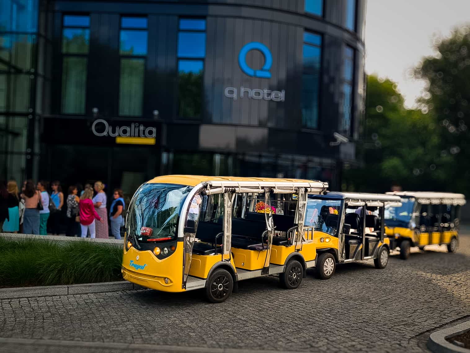 Private Krakow Old Town golf cart tour with audio-guide