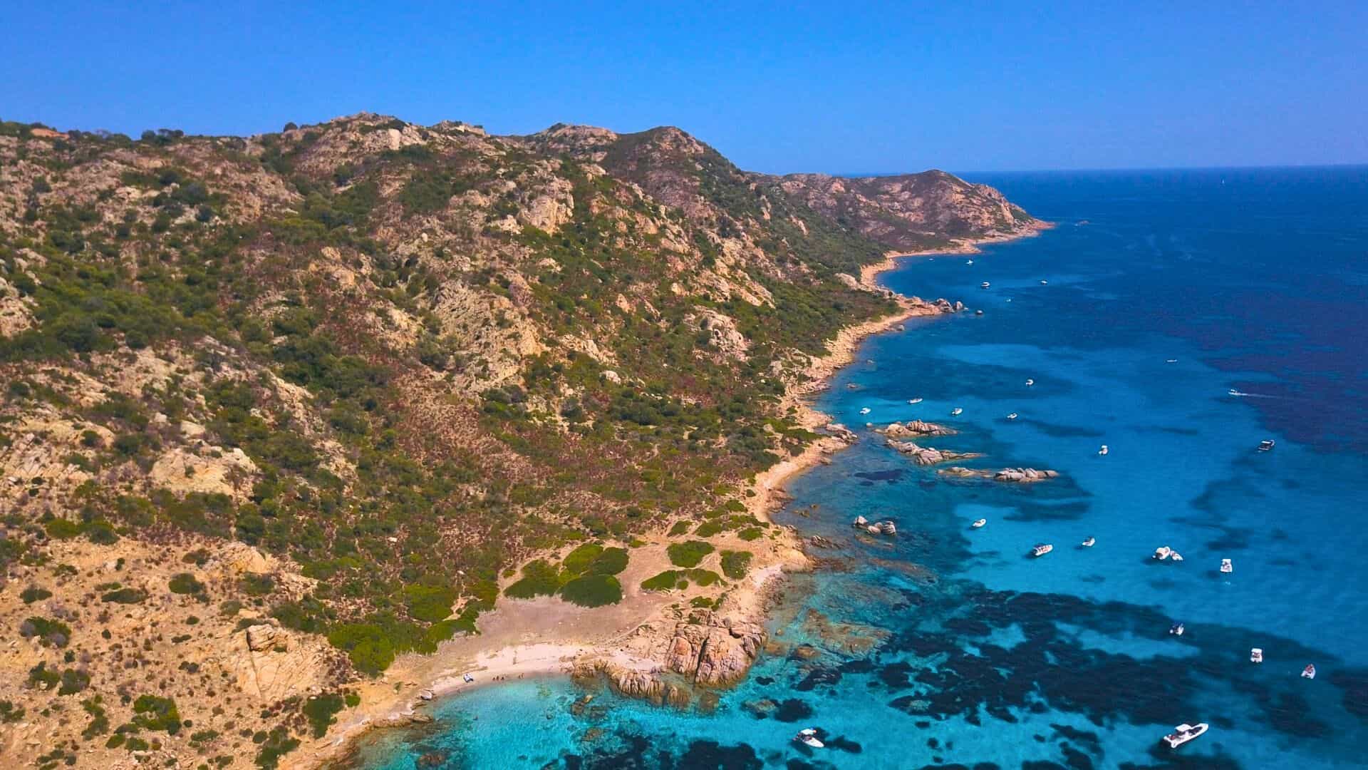 From Olbia: dinghy tour between Tavolara and Molara