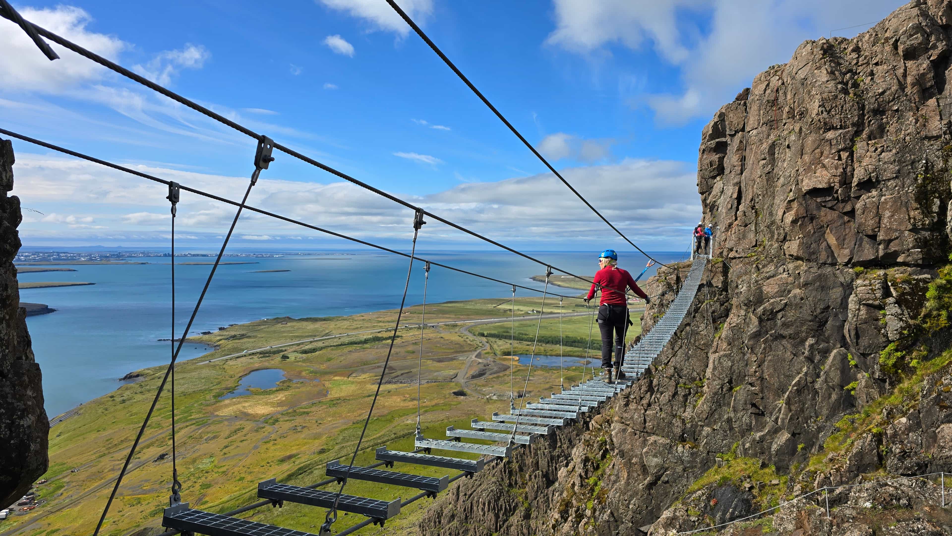 Fálkaklettur Via Ferrata á eigin vegum