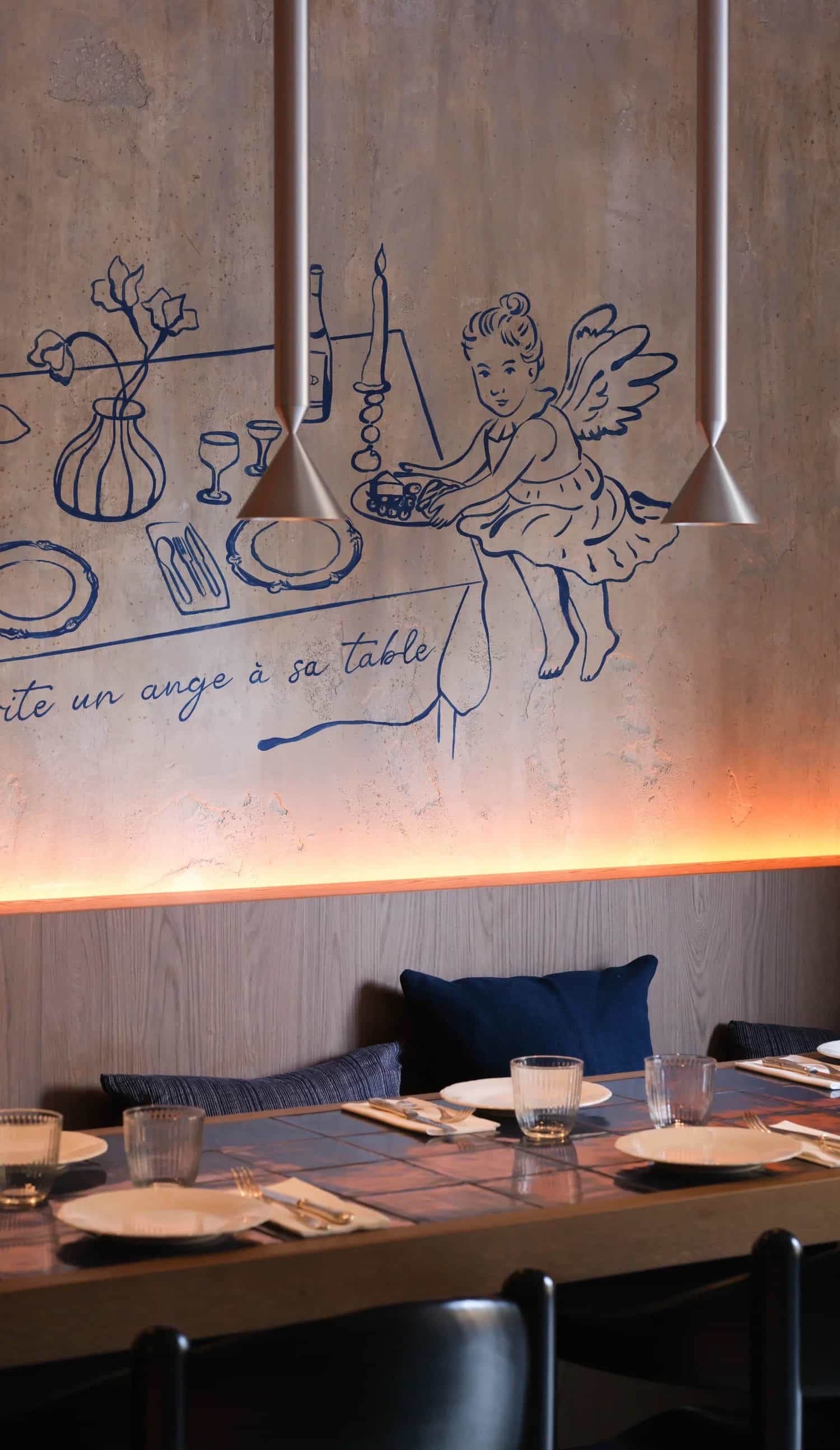 The finest French wines from exceptional restaurant wine list on trendy rue Segurane 