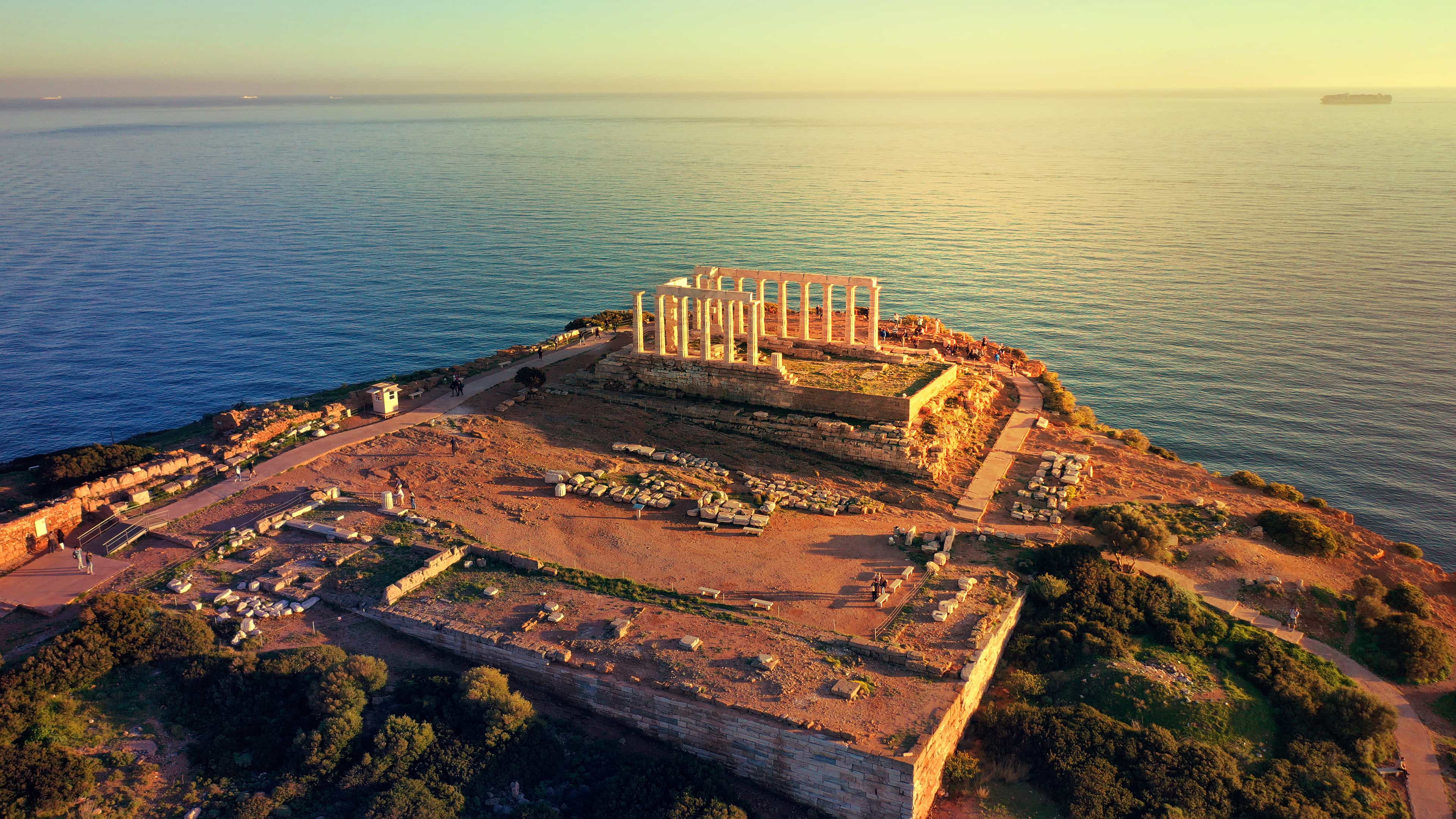 Private Sunset Tour of Cape Sounion, Temple of Poseidon & Athens Riviera