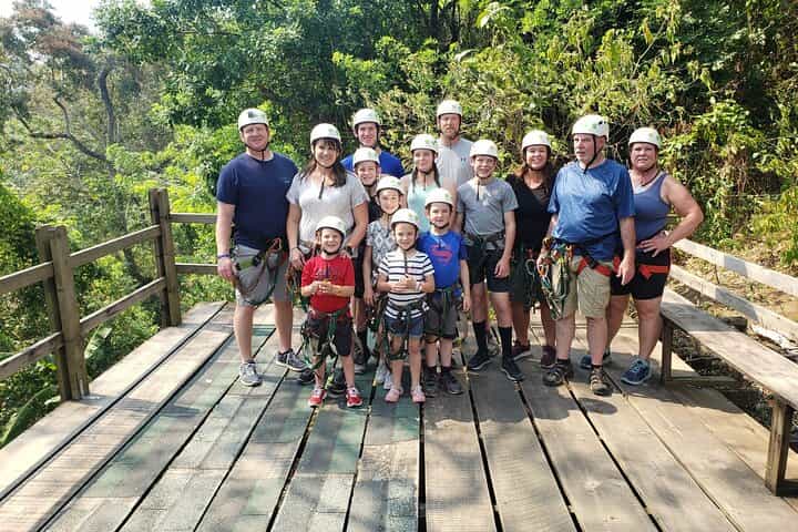 Roatan Mayan Eden Zipline suspension Bridge Butterfly Garden