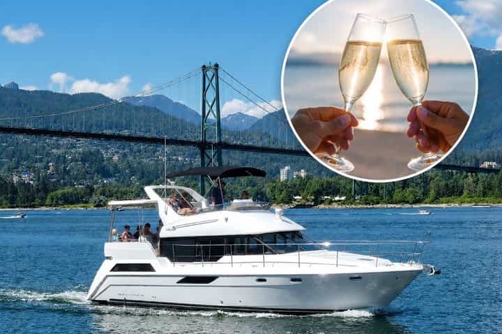Vancouver Adults only Yacht Cruise with Prosecco and Snacks
