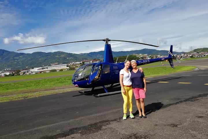 Helicopter Tour Over Poas Volcano. 1 Hour Flight. Private Tour