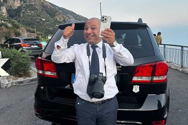  from Praiano to Naples Airport & Train Station Private Transfer