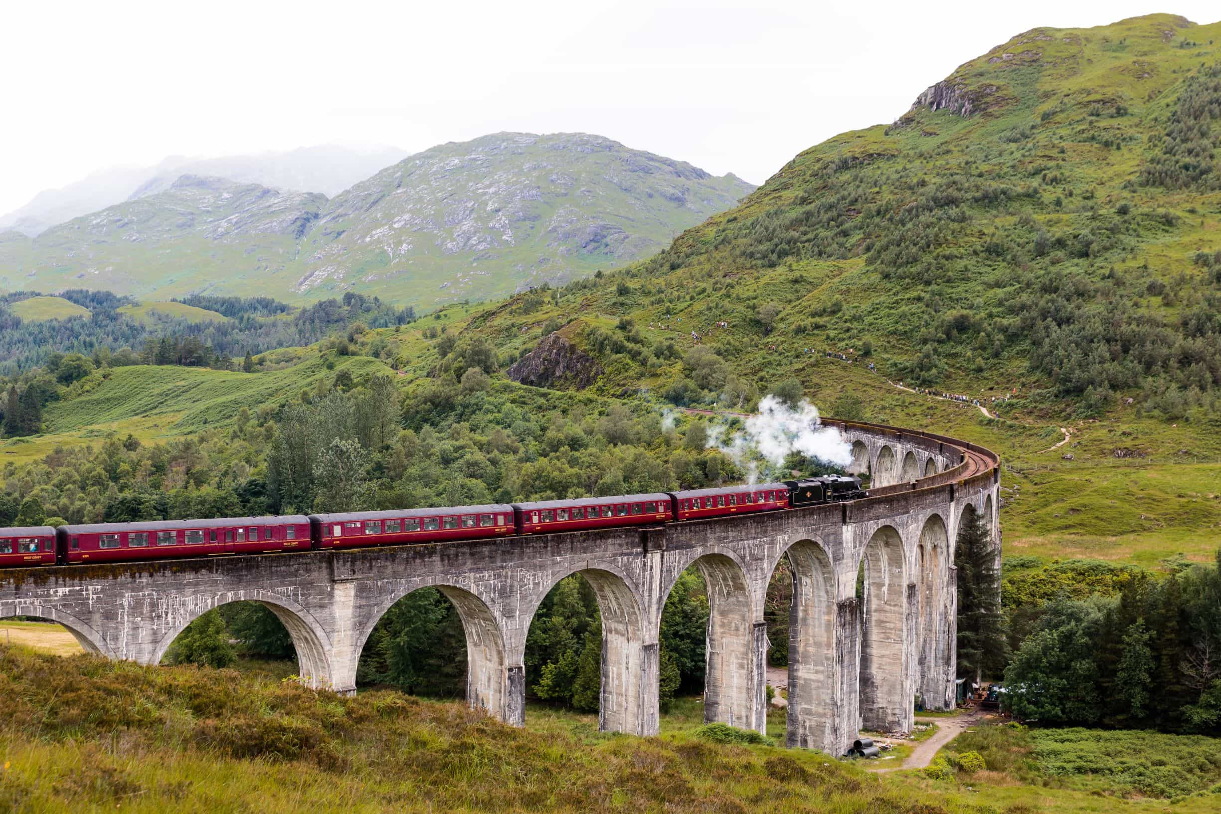 Harry Potter Train and the Scenic Highlands with an Inverness departure