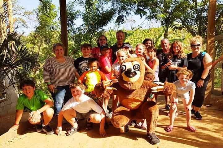 Cruise Ship Family Manawakie Eco Park Culture Tour