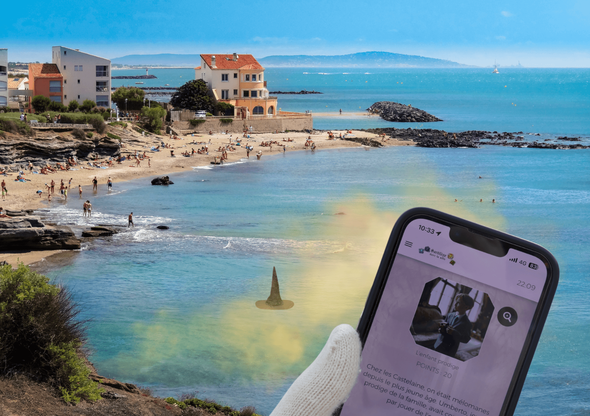 Cap d'Agde: Magic Themed Escape Game in City Team