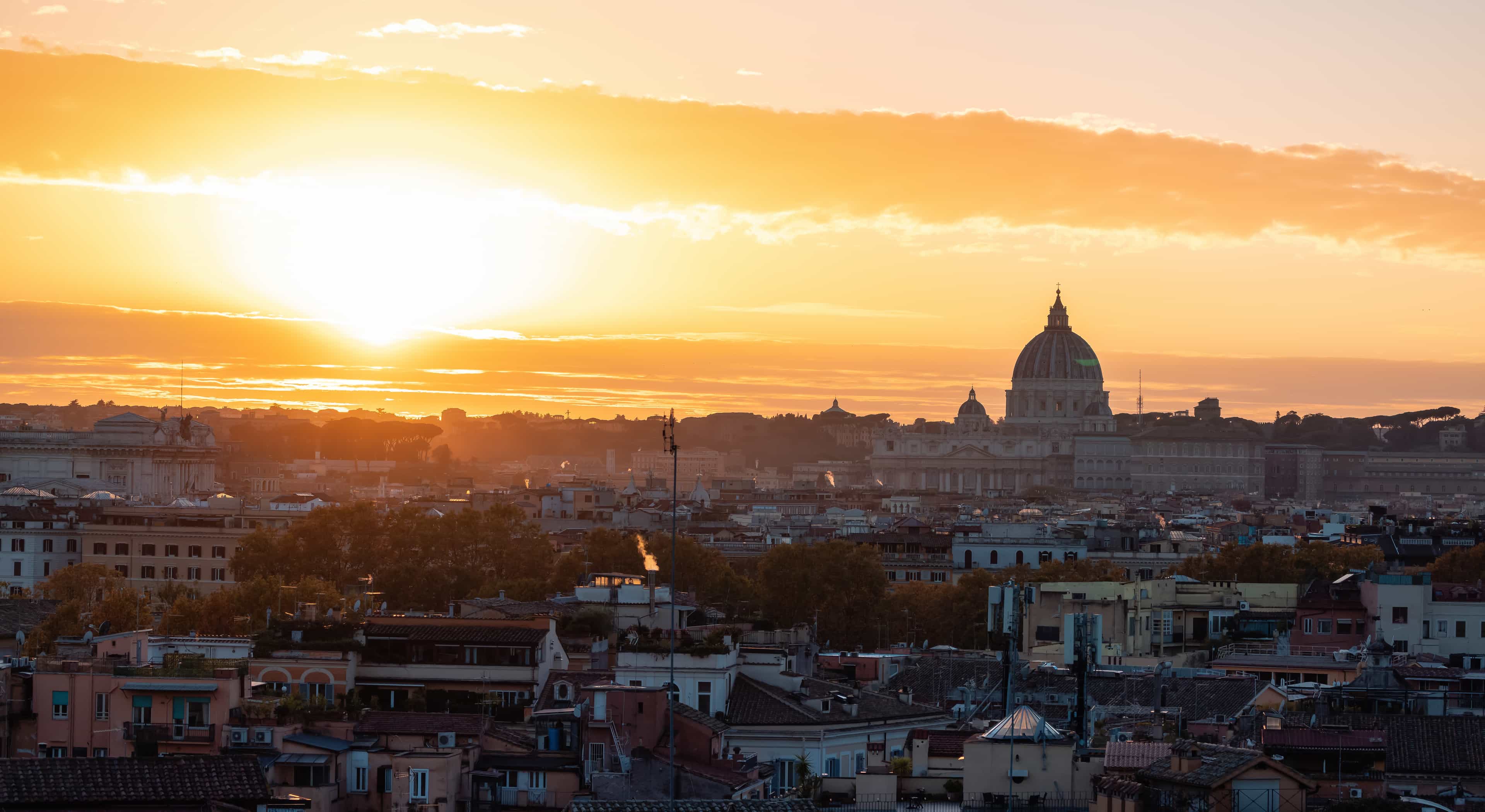 Rome Sunset Golf Cart Tour with Panoramic Terrace