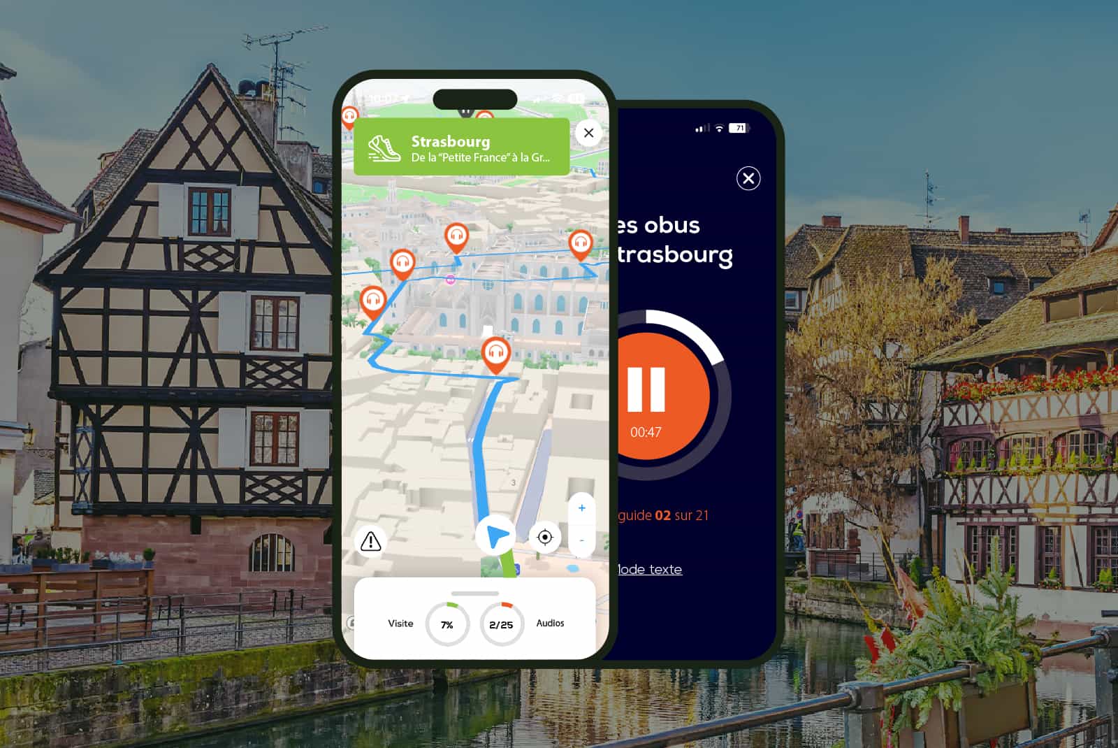 Strasbourg: Audio Guided Walking Tour (2:40 - 32 audio comments)