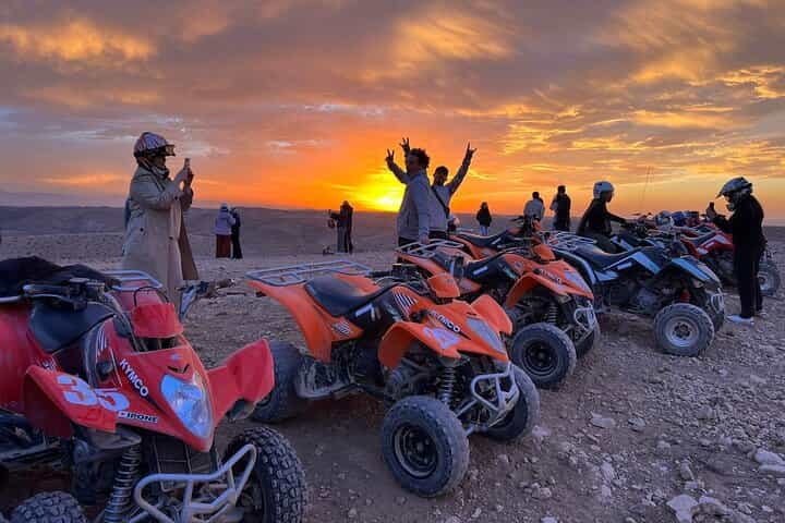 Full Package Agafay Desert, Quad Bike, Camel Ride and Dinner show