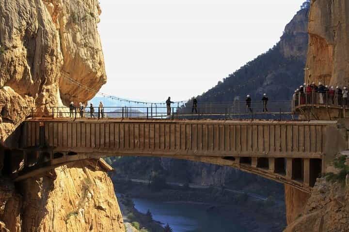 From Granada: Caminito del Rey Tour with Private transportation