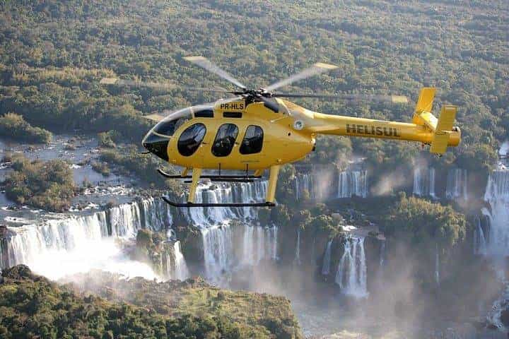 Helicopter over Iguazu Falls transfer at Puerto Iguazú Hotels
