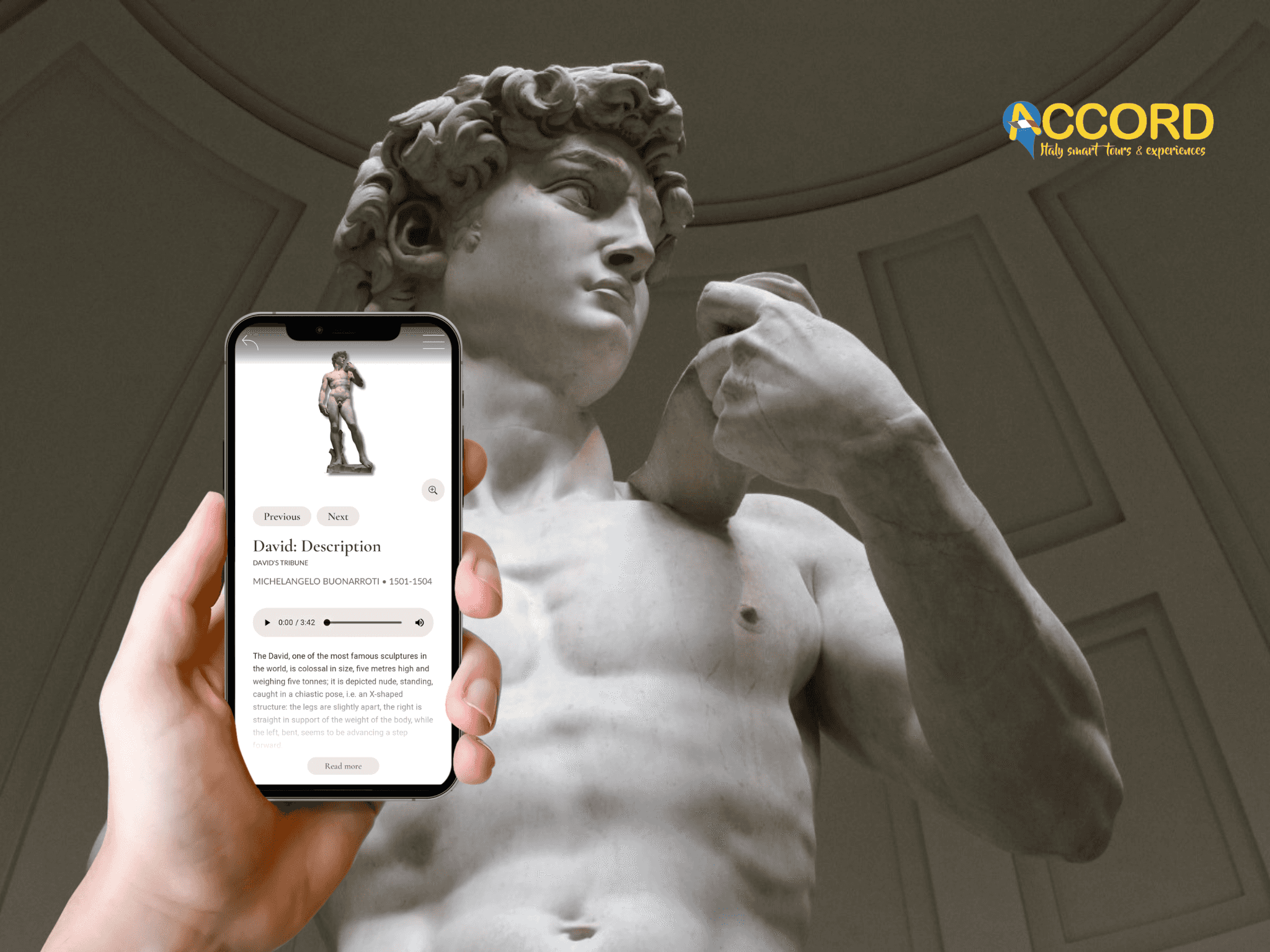 Accademia Gallery Multilingual Audio App