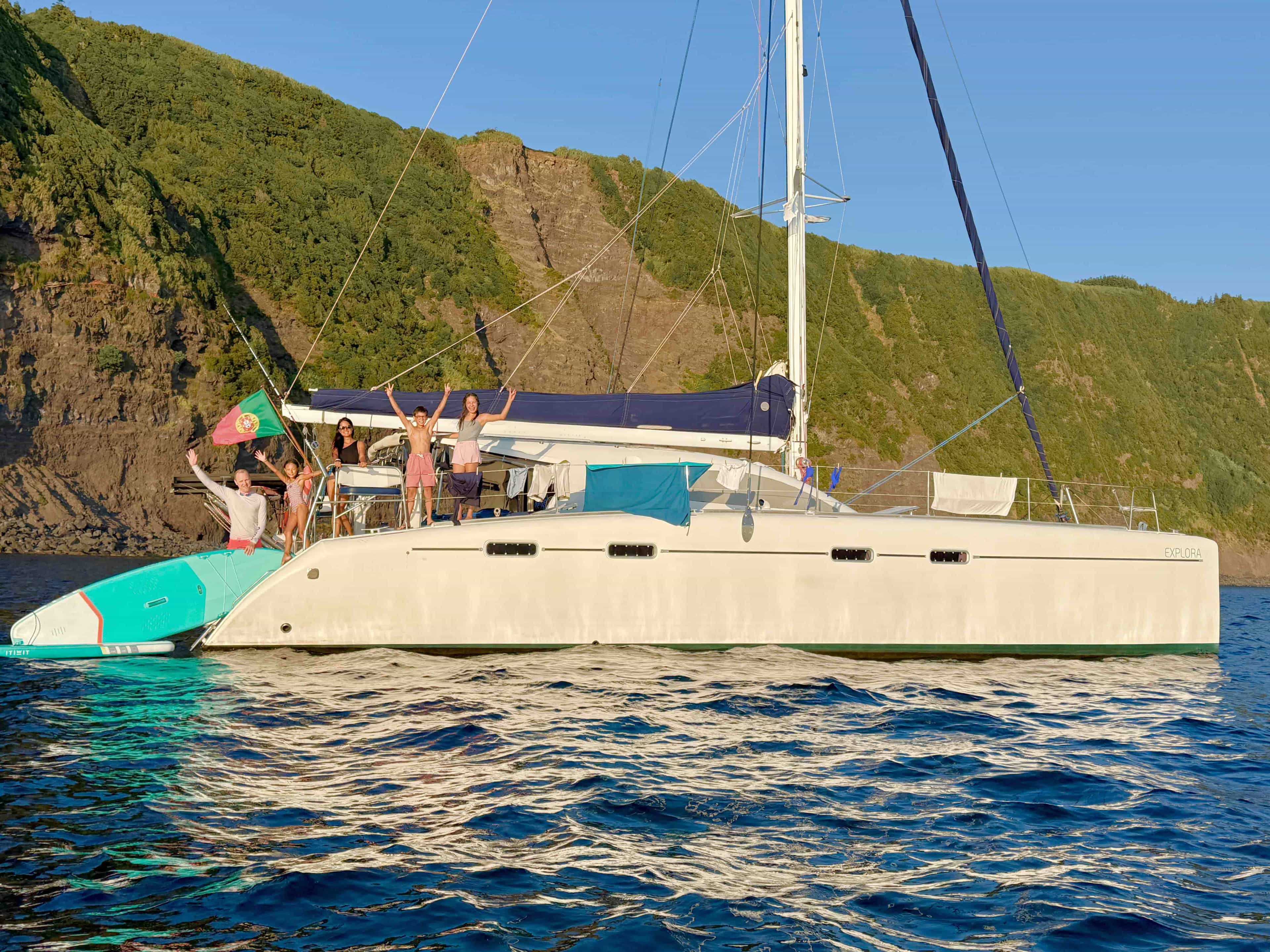 Private Catamaran São Miguel South Coast Tour with Lunch