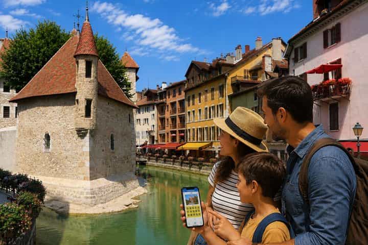 Annecy Scavenger Hunt & Highlights Self-Guided Walking Tour