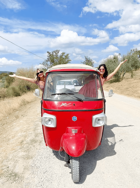 Full day Tuscany Tuk Tuk Tour & Cooking Course Experience