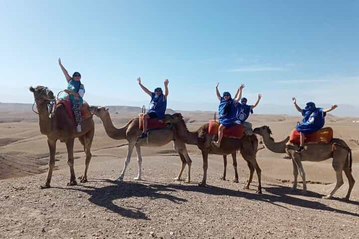 Experience camel ride in Marrakech Desert with ATV, Dinner, Show 