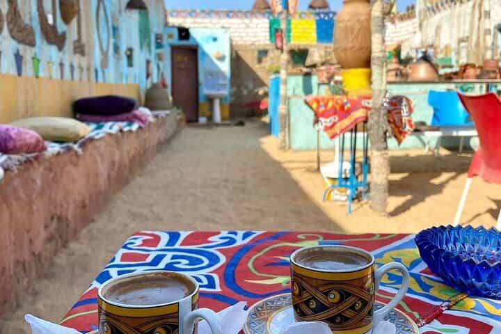 Nubian Village Trip by Motorboat from Aswan Private Tour with Guide and Transfer