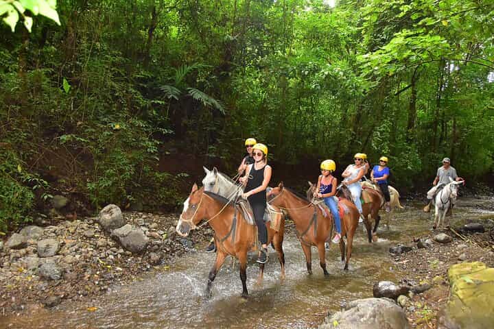 Rainforest Horseback Riding and Boat. Puntarenas Shore Excursion